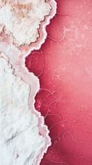 Poster - Abstract texture with pink and white details, showcasing natural patterns and formations.
