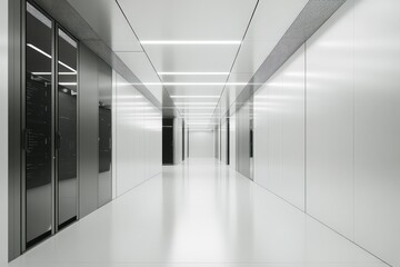  In this room, there exists a great number of servers in total