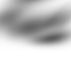 Aufkleber - Black grainy gradient shape transparent background noise texture blurred dark header flowing wave backdrop poster banner header cover design