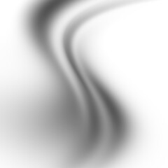 Aufkleber - Black grainy gradient shape transparent background noise texture blurred dark header flowing wave backdrop poster banner header cover design