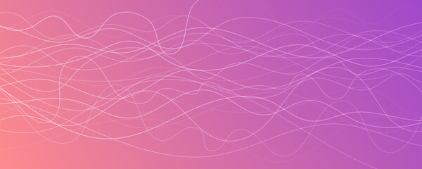 Poster - Abstract gradient background with wave beams