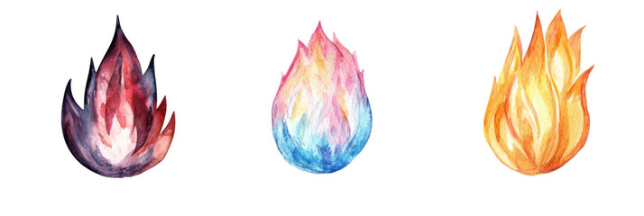 Poster - Dynamic watercolor flames translate background artistic studio abstract art creative environment vibrant viewpoint