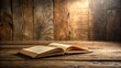 © Kitiphong - open book on old wooden table, calming ambiance, reading