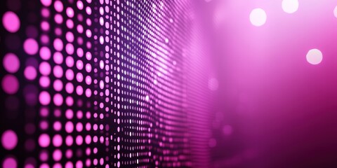 Poster - Colorful light display creates an energetic atmosphere at a lively event in an urban setting