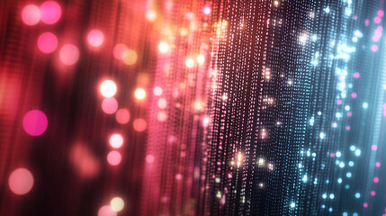 Poster - A soft, abstract pastel matrix background symbolizing modernity, technology, and digital networks, evoking a sense of fluidity, innovation, and complexity in a calming, contemporary style.

