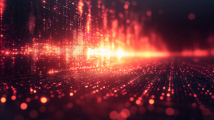 Poster - A soft, abstract pastel matrix background symbolizing modernity, technology, and digital networks, evoking a sense of fluidity, innovation, and complexity in a calming, contemporary style.

