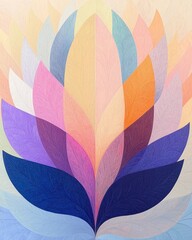 Poster - Floral design inspiration abstract artwork digital illustration colorful environment close-up artistic concept
