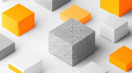 Poster - Minimalistic Packaging with Realistic Textures and Lighting