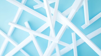 Poster - White lines abstract background, design element
