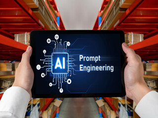 Poster - generative ai virtual assistant tools for prompt engineer and user for ease of engage artificial int