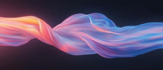 Poster - Fluid motion abstract art digital space visual design creative environment aerial view motion concept