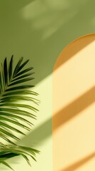 Poster - captivating shadows and greenery indoor setting visual art bright environment aesthetic viewpoint