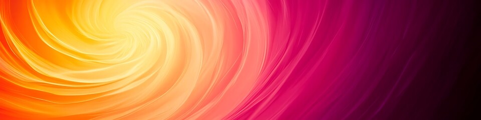 Poster - A vibrant, abstract ripple pattern with a wide white area for text