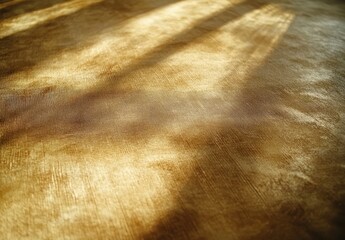 Poster - Abstract Background with Warm Golden Tones and Soft Light Reflections Creating a Rustic Textured Surface in Natural Light