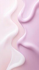 Poster - smooth, flowing curves in pastel pink and white create an elegant and modern abstract background, pe