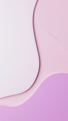Poster - Soft pastel colors blend seamlessly in an abstract composition, creating a visually soothing background with gentle curves and flowing shapes