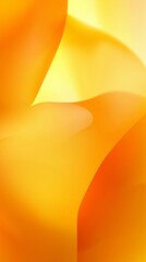 Poster - Smoothly blending shades of orange and yellow, creating a vibrant gradient background. This abstract design features flowing curves and soft shapes, evoking warmth and positivity