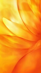 Poster - Smooth orange and yellow gradient background creating a flowing and elegant abstract design, ideal for websites, presentations, or digital art projects