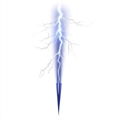 Poster - A striking lightning bolt emanates from a sharp, pointed tip, symbolizing power and energy.
