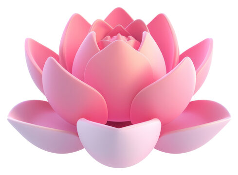 PNG Elegant pink lotus flower illustration