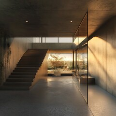 Poster - Elegant villa gallery with sophisticated design and timeless architectural charm







