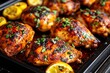© Elena - Roasted chicken food banner