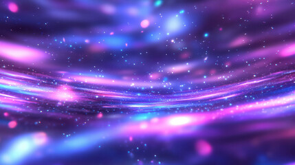 Poster - Vibrant abstract background with blurred lights and colorful bokeh effect