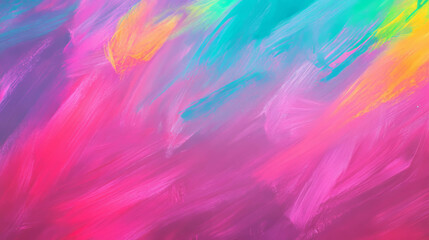  Vibrant chalk art background with abstract colorful brush strokes