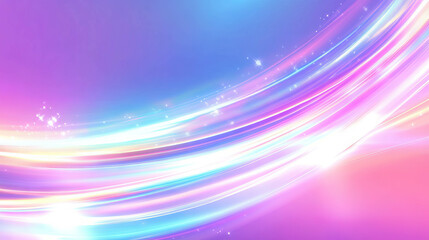 Poster - Vibrant light trails and flowing pattern background for abstract design