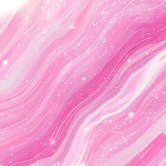 Wall Mural - abstract pink watercolor waves with glittering dots design pastel swirls and bright shades backdrop