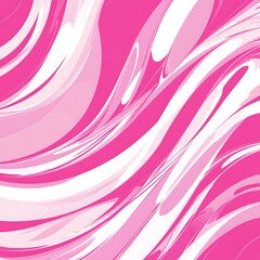 Wall Mural - pink and white curved lines abstract design with fluid forms for modern backgrounds and visual arts