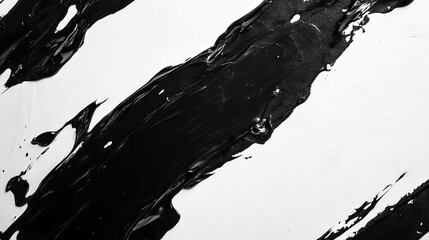 Poster - abstract ink blot on canvas texture for artistic and creative design
