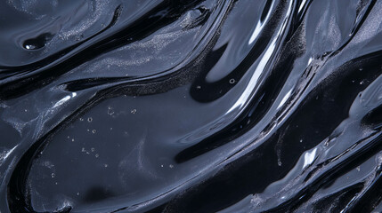 Leinwandbilder - Dynamic liquid metal texture for abstract design and creative projects
