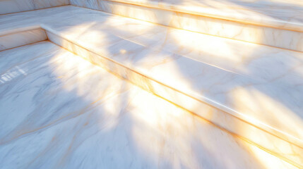 Poster - Elegant marble staircase background with polished texture for interior design