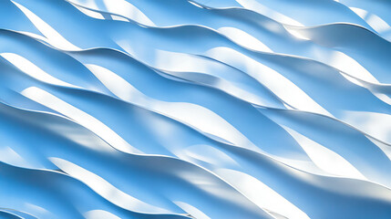 Poster - Abstract metal cutout with sharp edges in contemporary design background