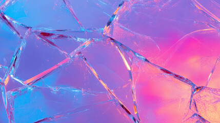 Poster - Vibrant background of multicolored broken glass for creative design