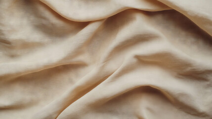 Poster - Natural linen background with subtle frayed edges for textiles and design