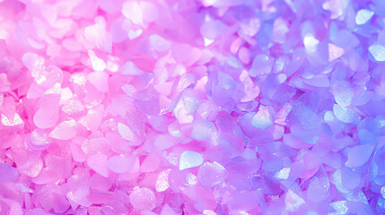 Poster - Playful pastel confetti background for festive and creative design