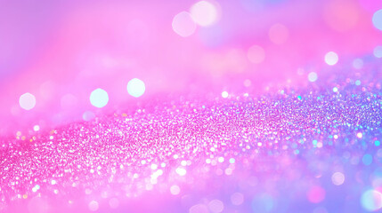 Poster - Pastel glitter texture with sparkling bokeh for creative background design