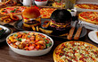 © murattellioglu - 3d render pizza hamburger chicken bread foods fast foods