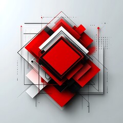 Poster - Abstract geometric graphic design