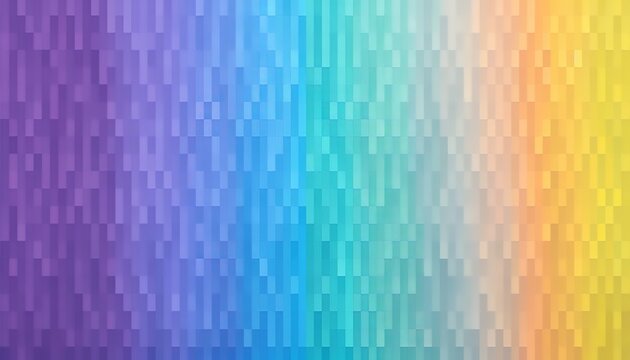 Pixel art clean vivid rainbow colors colorful abstract pattern.