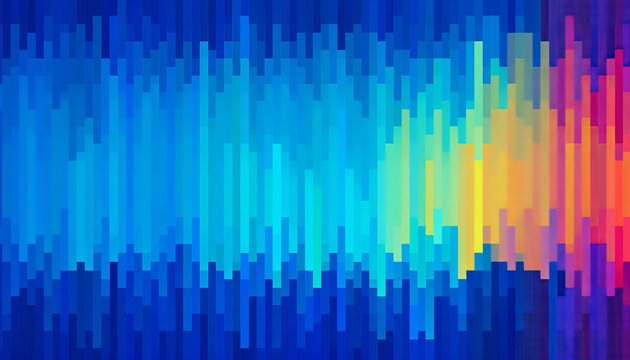 Pixel art clean vivid rainbow colors colorful abstract pattern.