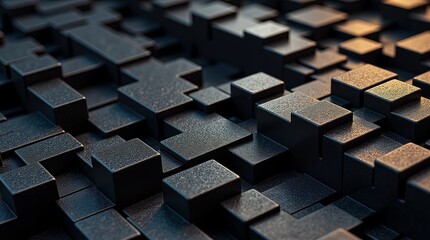 Aufkleber - A close up of a black square with a white border