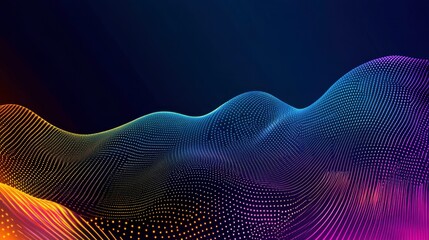 Poster - Vibrant Futuristic Tech Design with Neon Lights