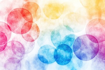 Poster - Colorful translucent spheres suspended in a soft light create a dreamy atmosphere in this artistic display