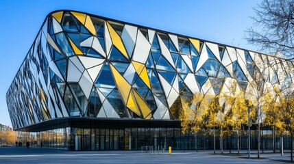 Poster - Modern Architectural Design with Dynamic Lines