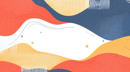 Poster - Sleek Organic Patterns for Business Presentation Background