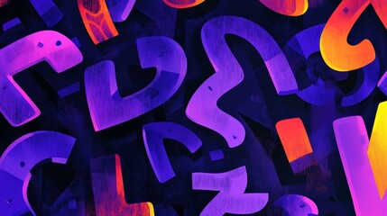 Poster - Bold and Vibrant Graphics with Light Background