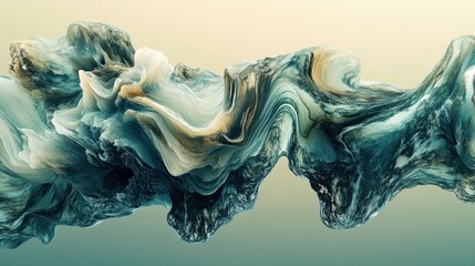 Poster - Dreamy Fusion of Organic Shapes and Soft Light